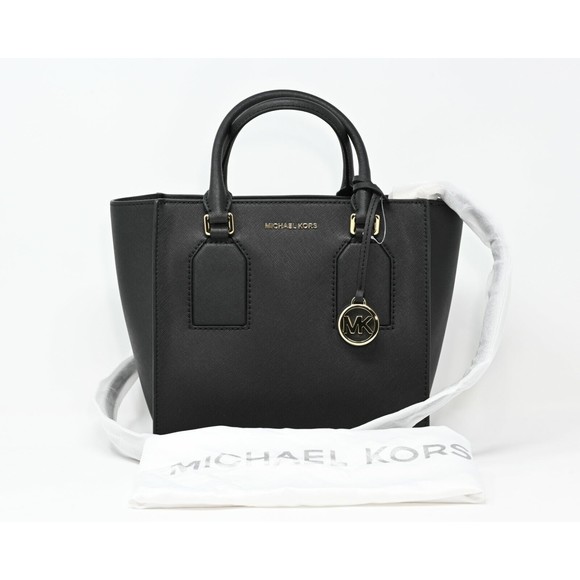 Michael Kors Bags Michael Kors Selby Medium Satchel Crossbody Black
